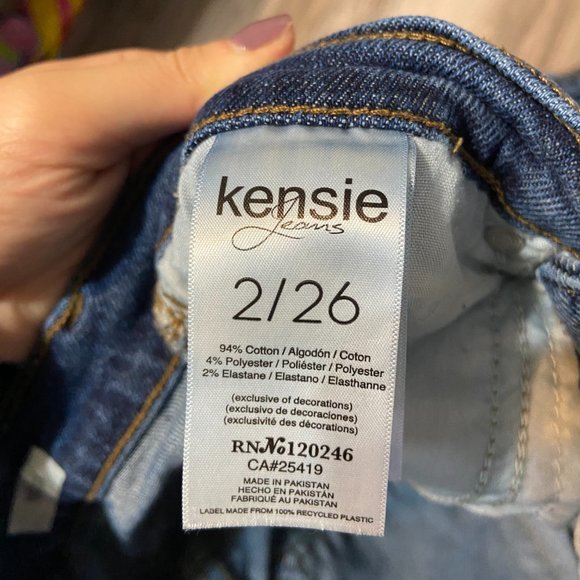 Kensie Blue Jeans - Picture 3 of 4